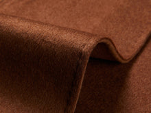 Two-Tone Wrap Coat | Brown/Beige
