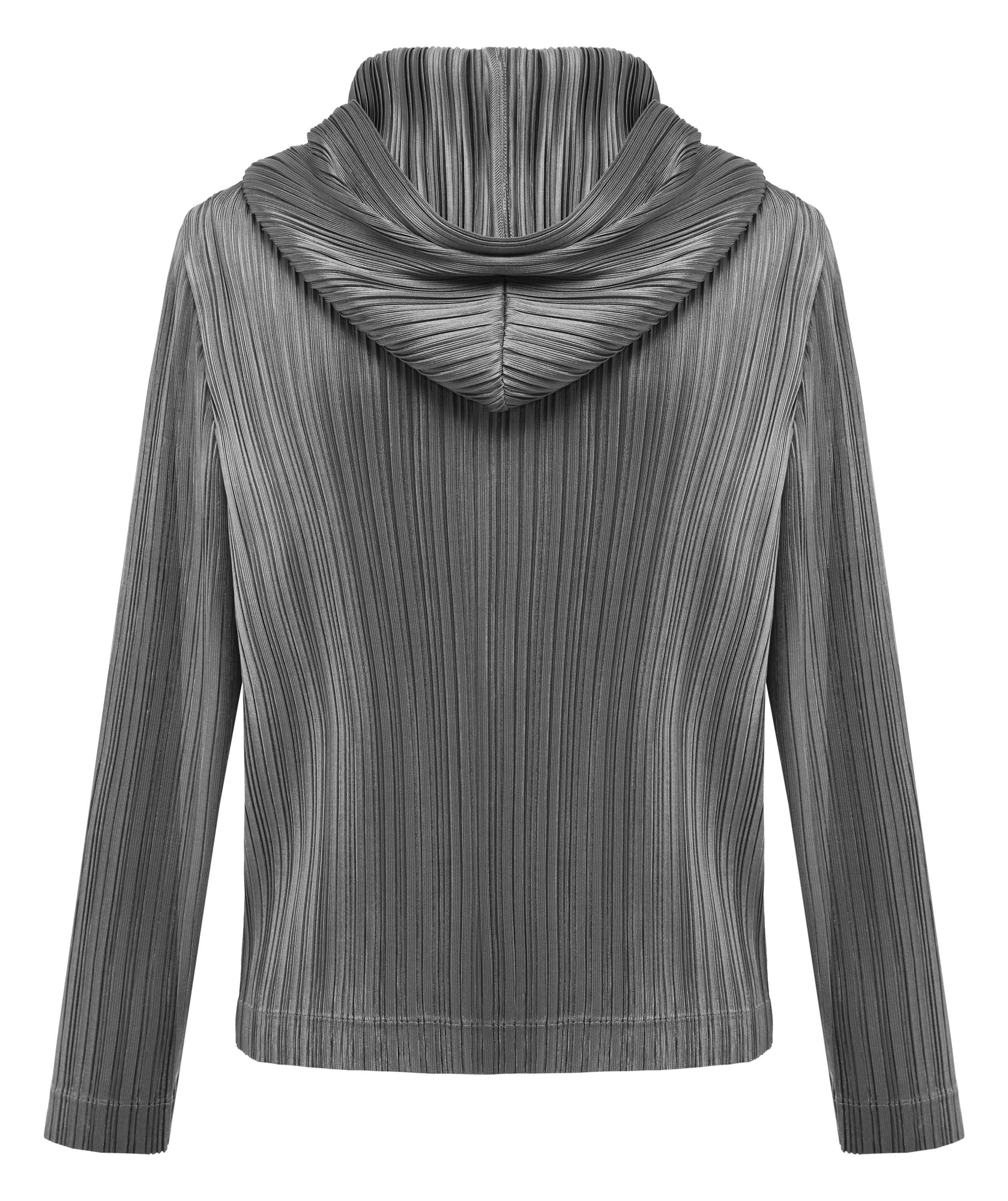 Sporty Hooded Jacket | Grey