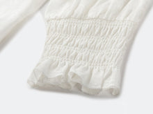 Ruffle-Collar Blouse | White