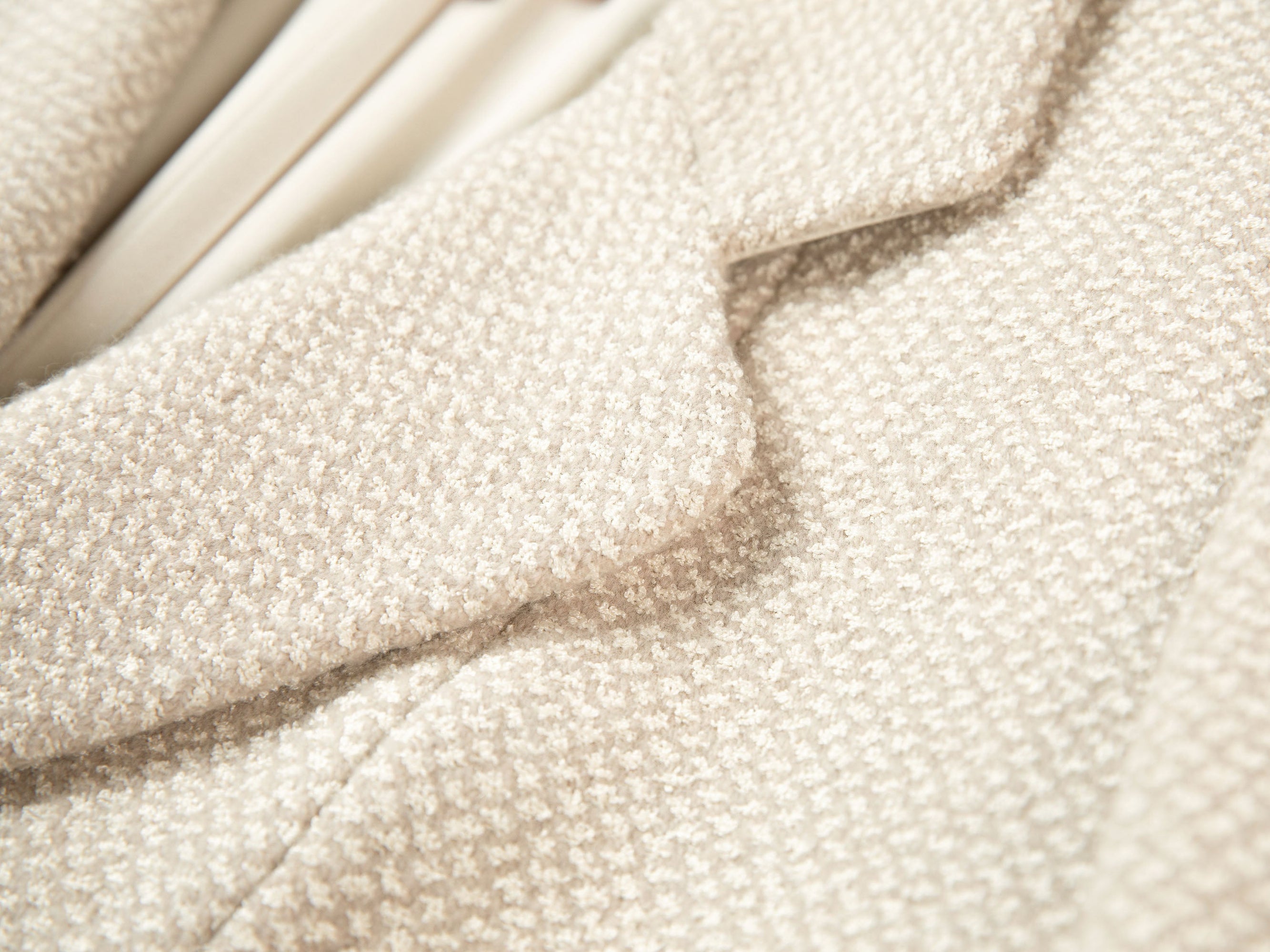 Tweed Double-Breasted Blazer  | Beige