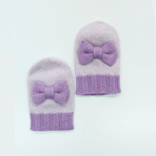 Kids | Cashmere Gloves with Bow | Orchid