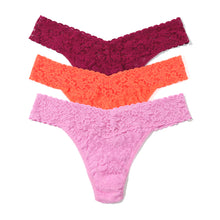 3-Pack Signature Lace Original Rise Thongs | Drifting Horizon/Tangelo Orange/Bright Amethyst (Sea Finds Box)