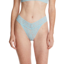 Signature Lace Original Rise Thong - V1 | Rain Cloud Blue