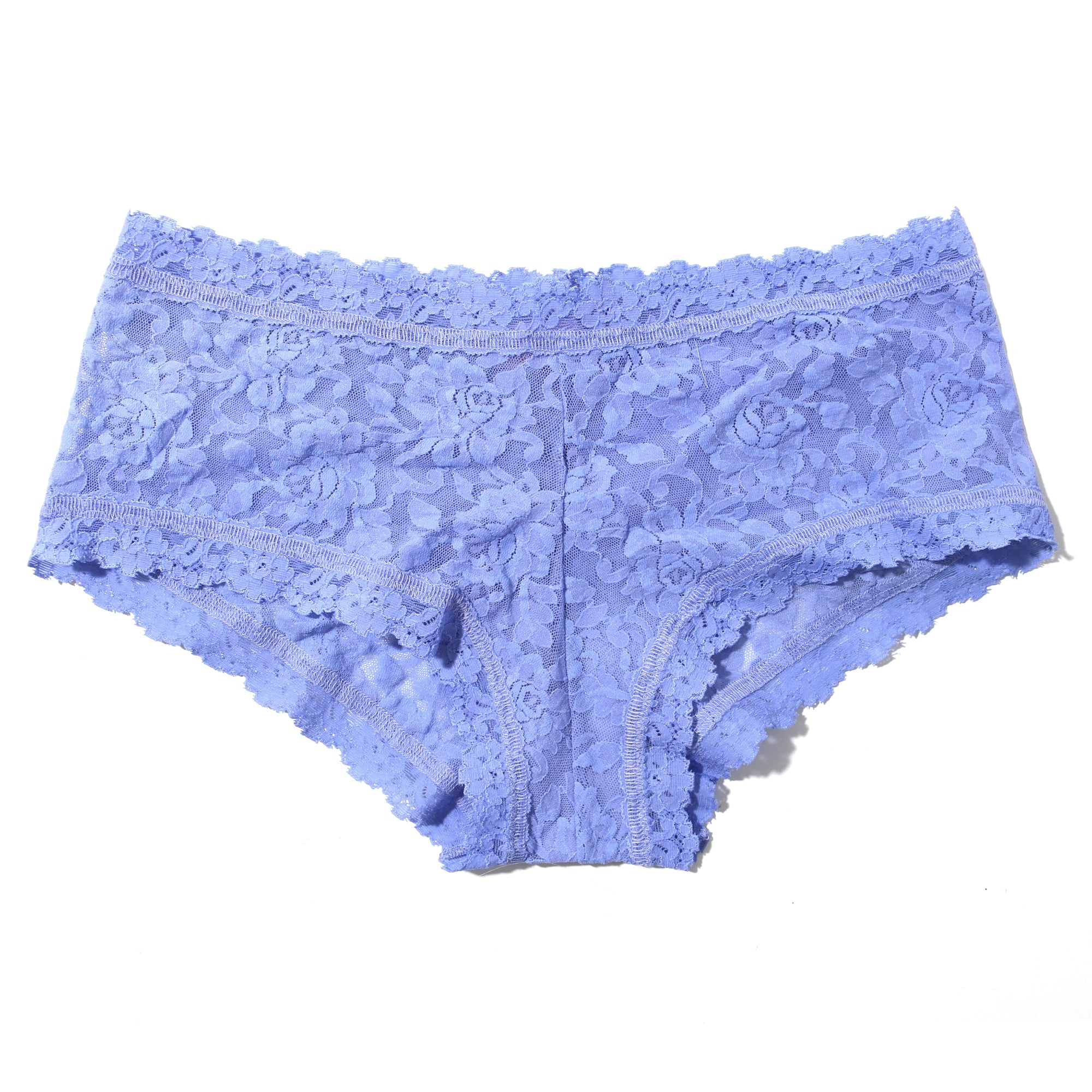 Signature Lace Boyshort | Cool Water Blue