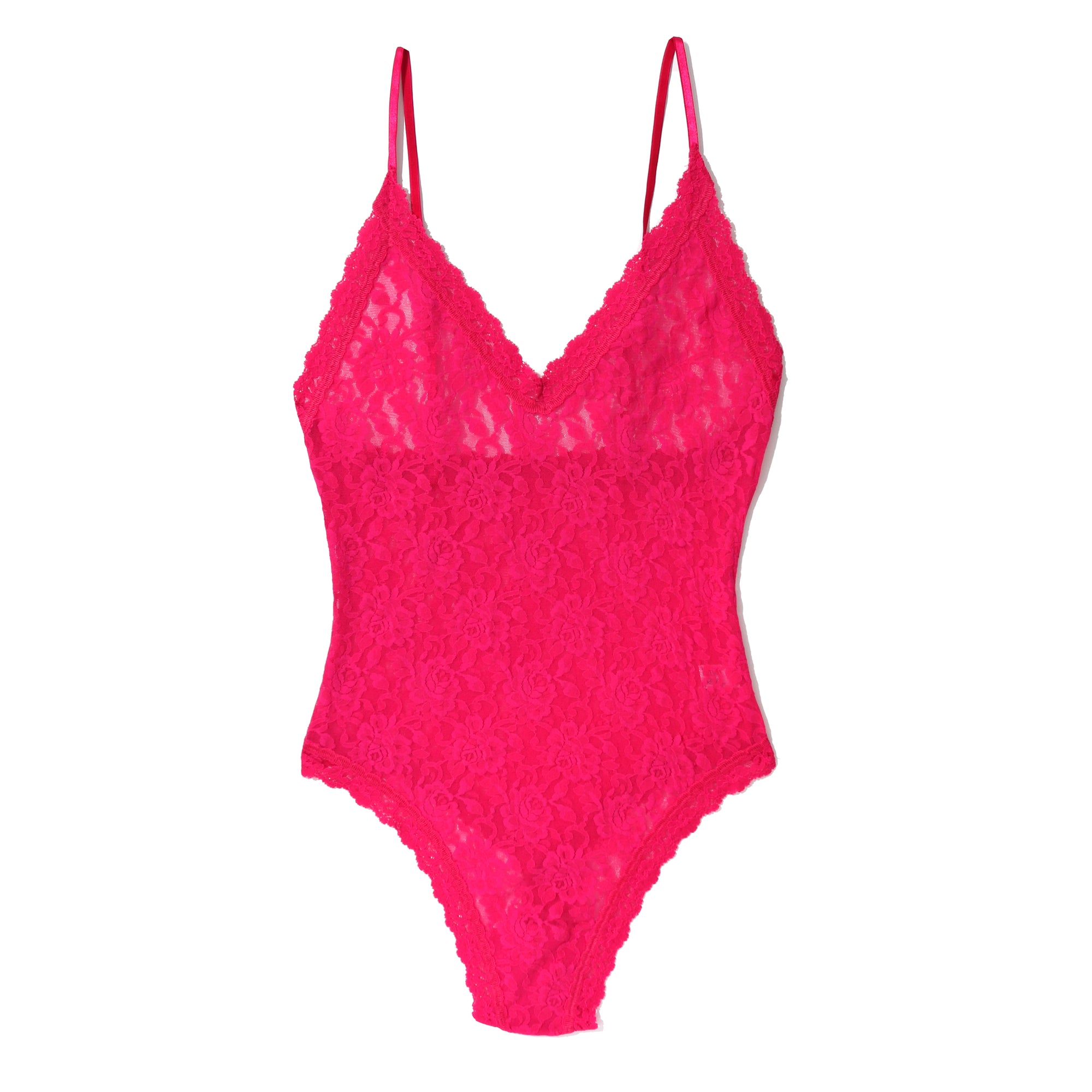 Thong Back Bodysuit | Sealed With A Kiss (Pink)