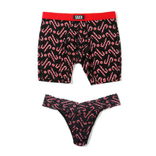 Signature Lace Original Rise Thong & Saxx Boxer Brief | Mint Condition (Black)