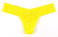 Signature Lace Low Rise Thong | Sunshine Yellow