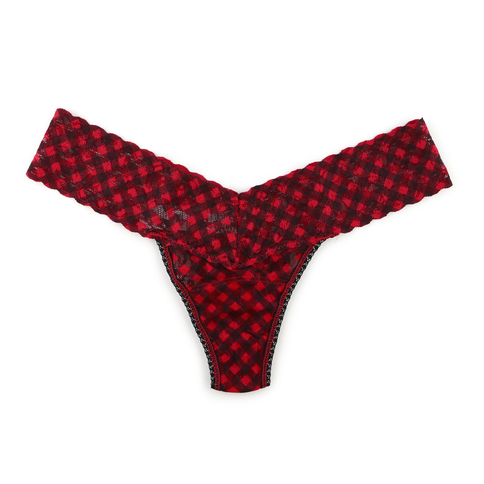 Signature Lace Low Rise Thong | Check Me Out