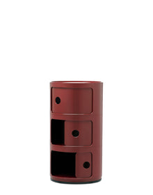 Componibili Classic Storage Unit - 3 Elements | Single | Burgundy