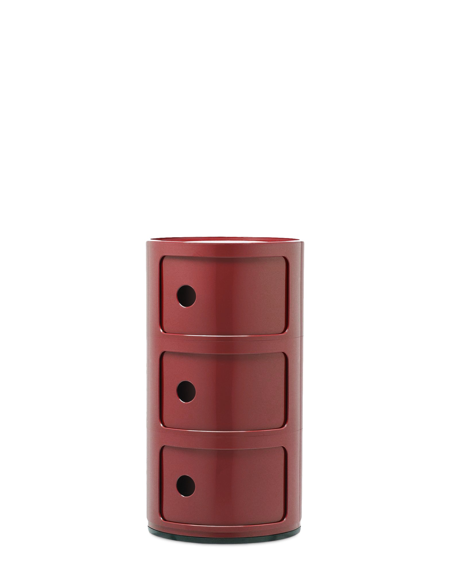 Componibili Classic Storage Unit - 3 Elements | Single | Burgundy