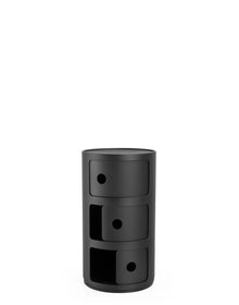 Componibili Recycled Storage Unit - 3 Elements | Single | Black