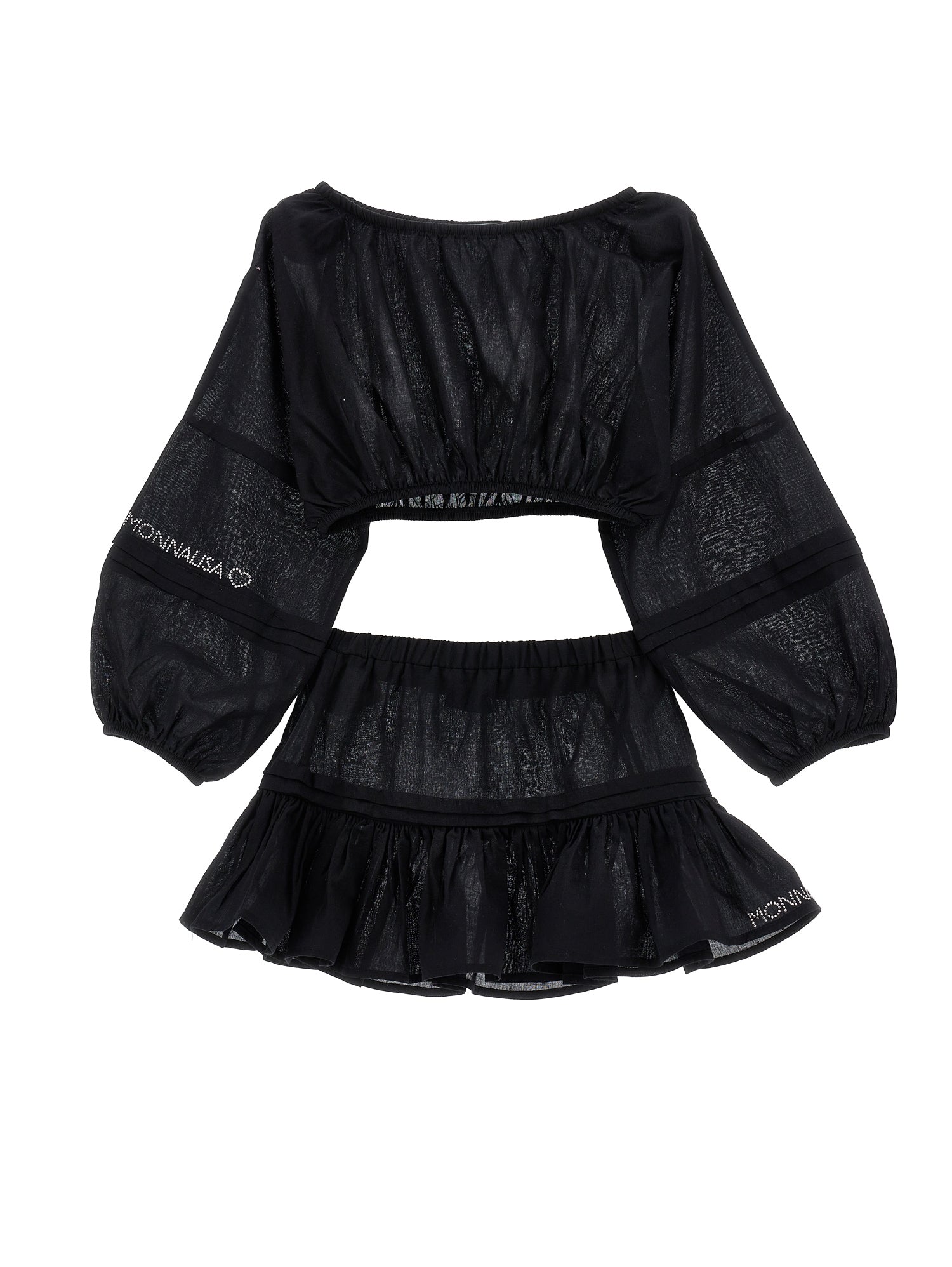Girls | Muslin Beach Set | Black
