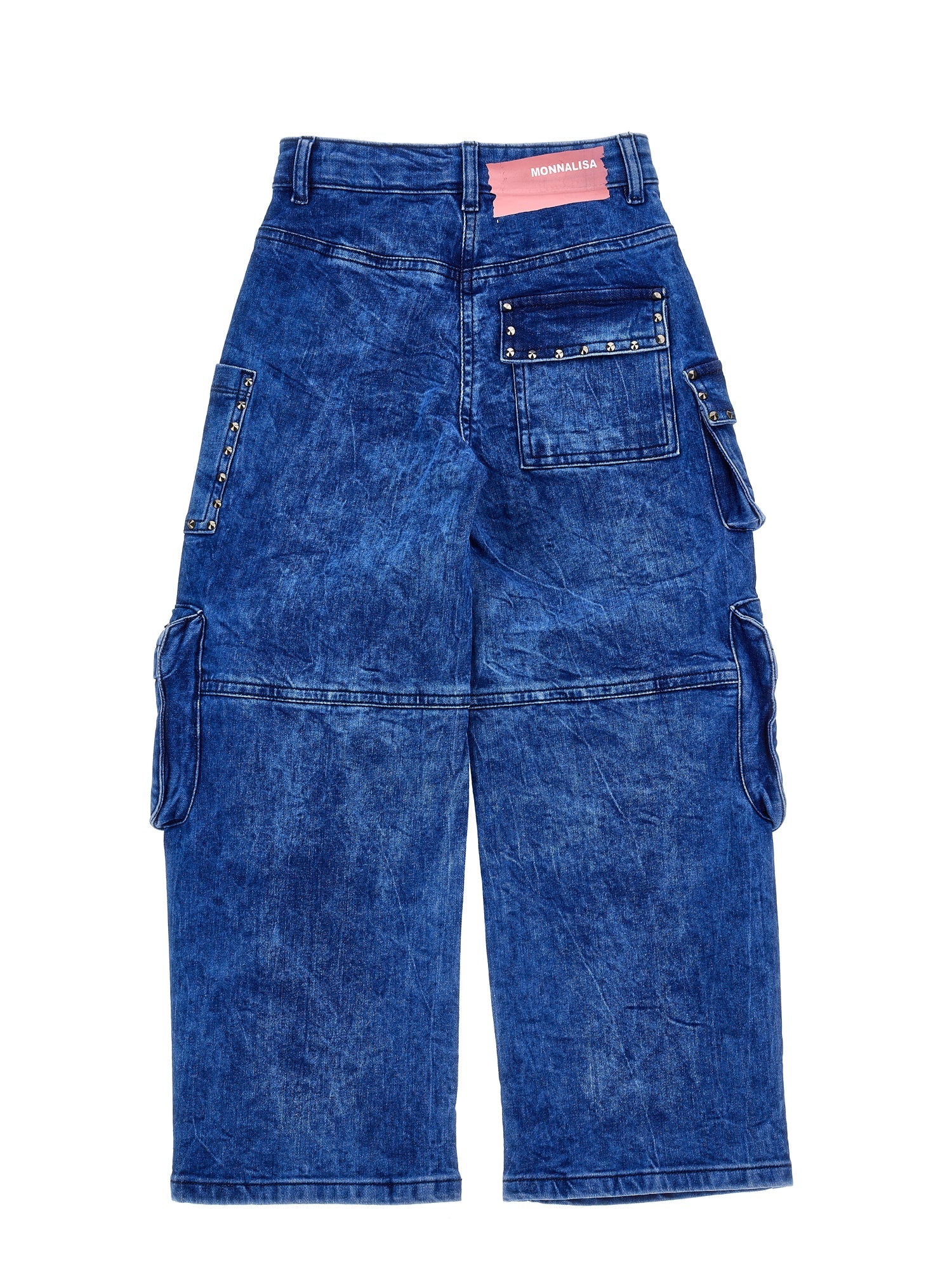 Girls | Indigo Cargo Jeans | Indigo Denim
