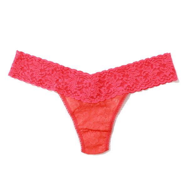 3-Pack Low Rise Thongs | Orange Sparkle/Coral Green/Ripe Watermelon Pink - Orange Crush Print - Inner Peace