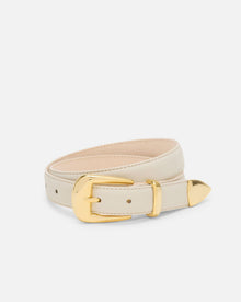 No. 16 Belt | Linen-Gold