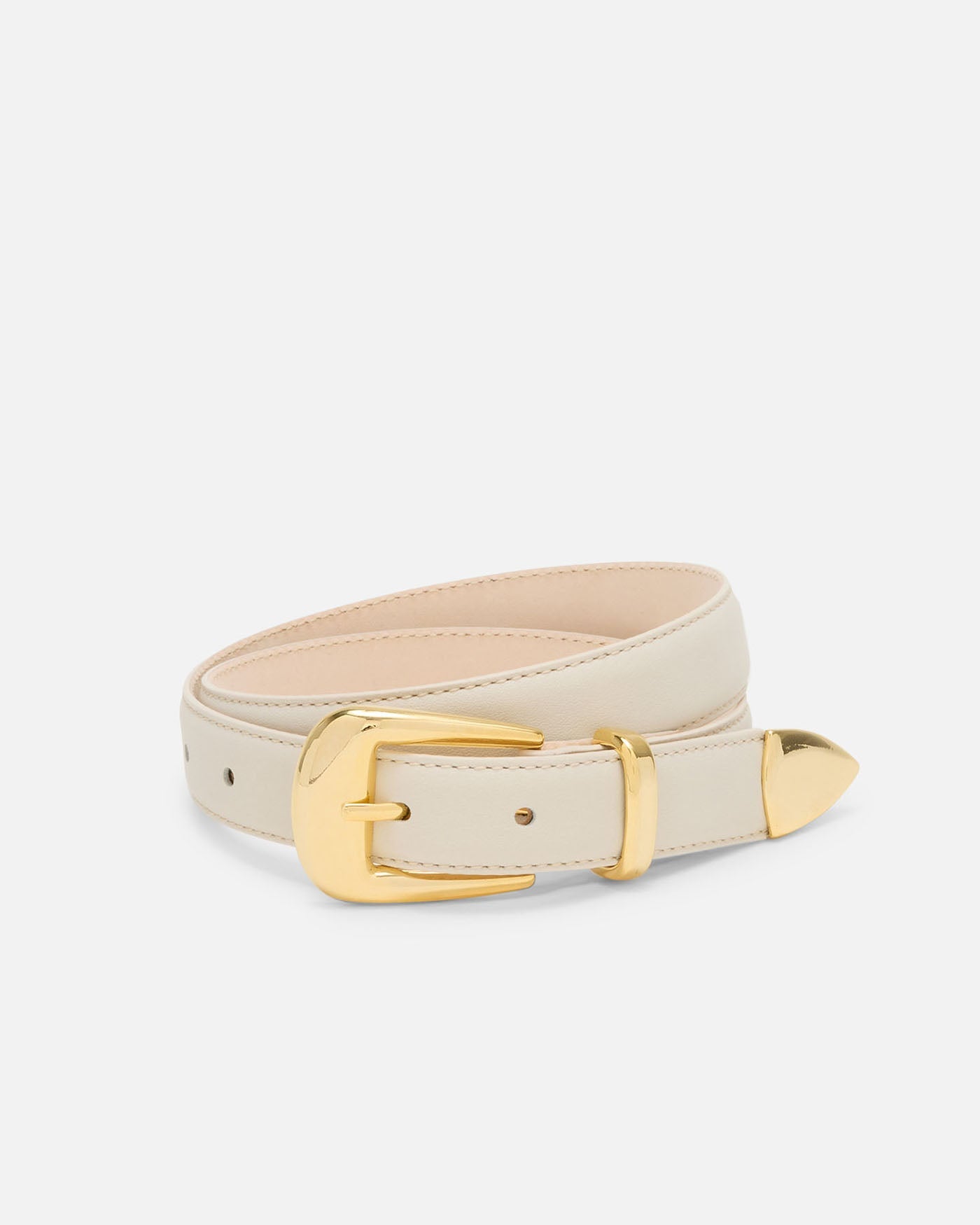 No. 16 Belt | Linen-Gold