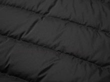 Knitted Panel Down Jacket | Black