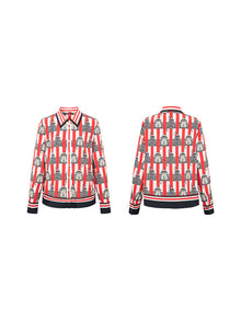 Silk Single Button Shirt | Red