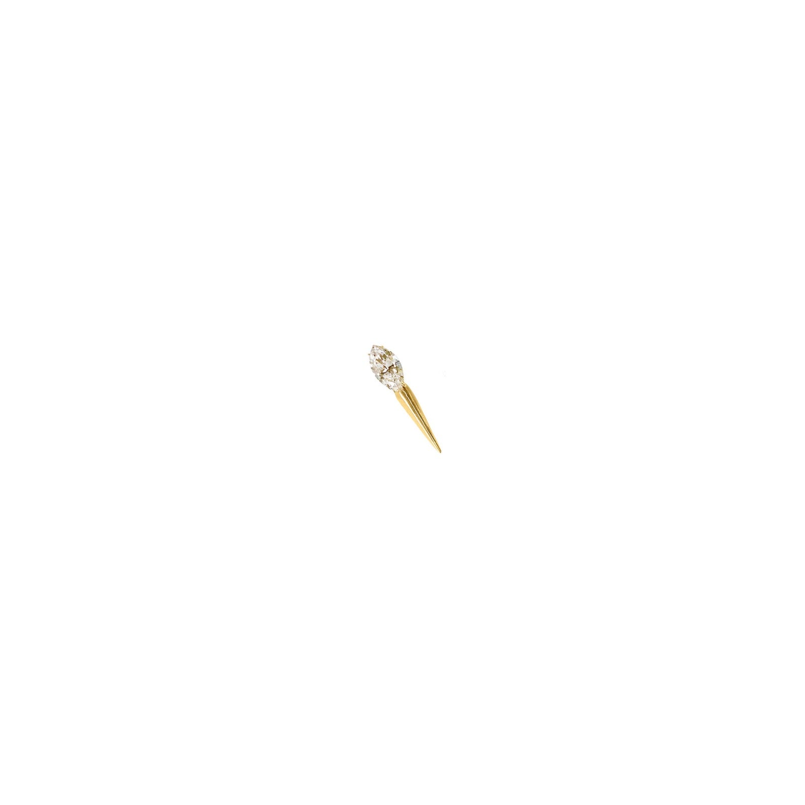 Diamond Foundry x AP Diamond Spike Stud - Marquise