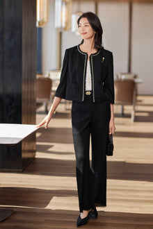 Acetic Acid Pleated Jacket | Black
