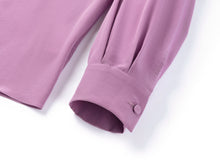 Mulberry Silk Blouse | Purple