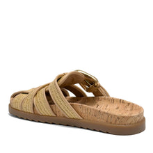 Liberty Casual Mule | Natural Basket Raffia