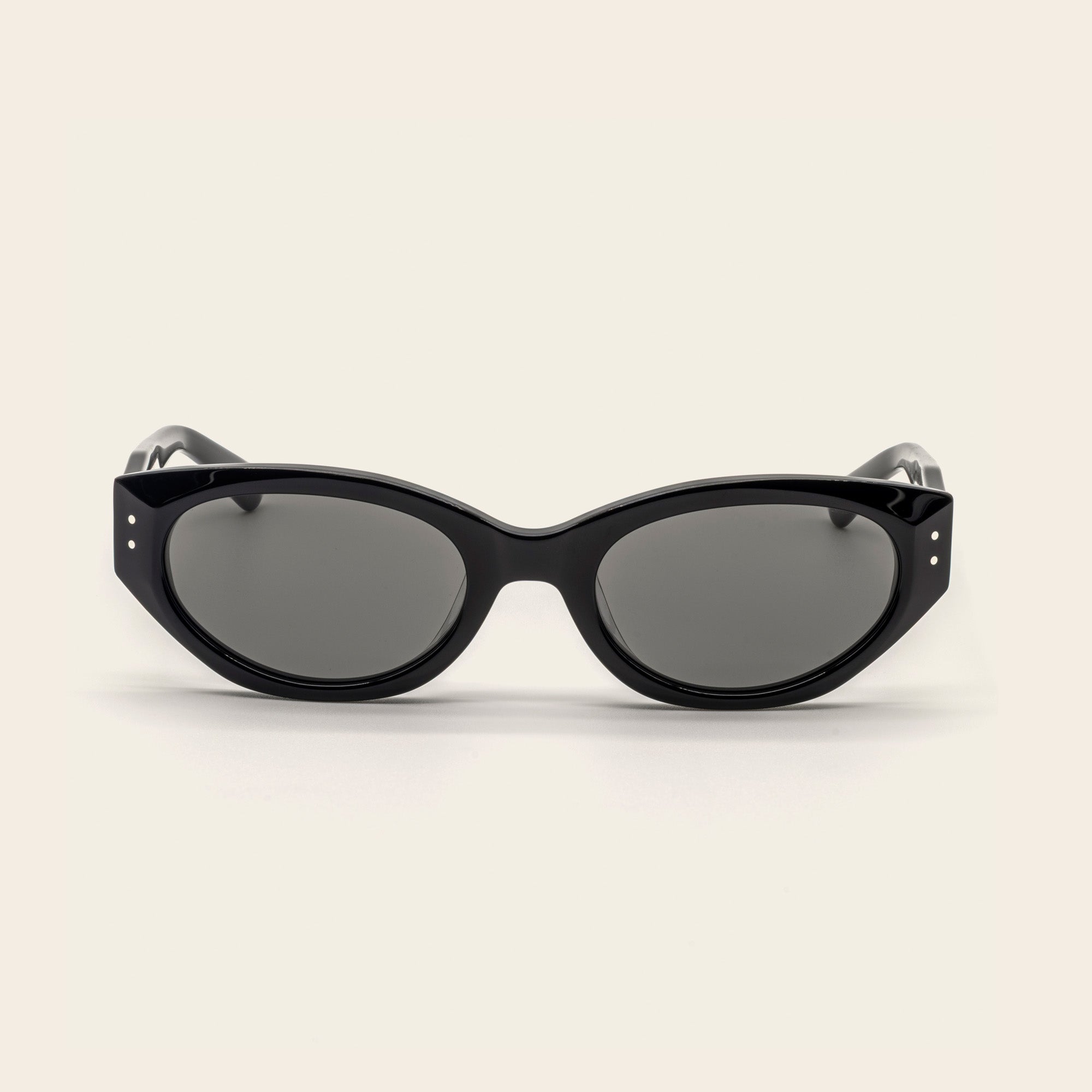 Unisex | Michele Petite Cat-Eye Italian Acetate Sunglasses | Black