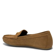 Drita Casual Loafer | Tan Faux Crochet Nubuck
