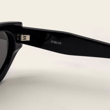 Unisex | Michele Petite Cat-Eye Italian Acetate Sunglasses | Black