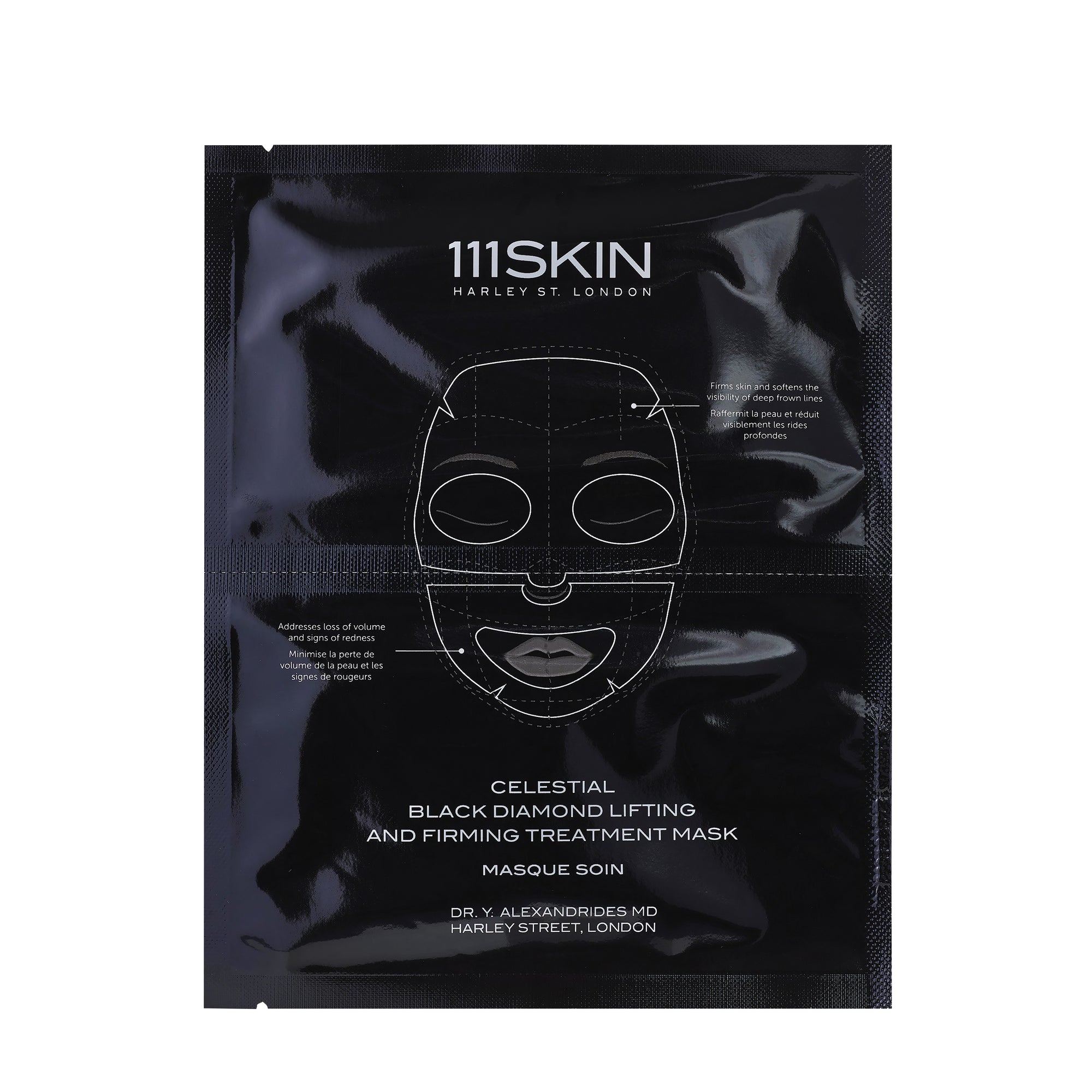 Celestial Black Diamond Lifting and Firming Treatment Mask Boxed Fragrance Free | 30 ml
