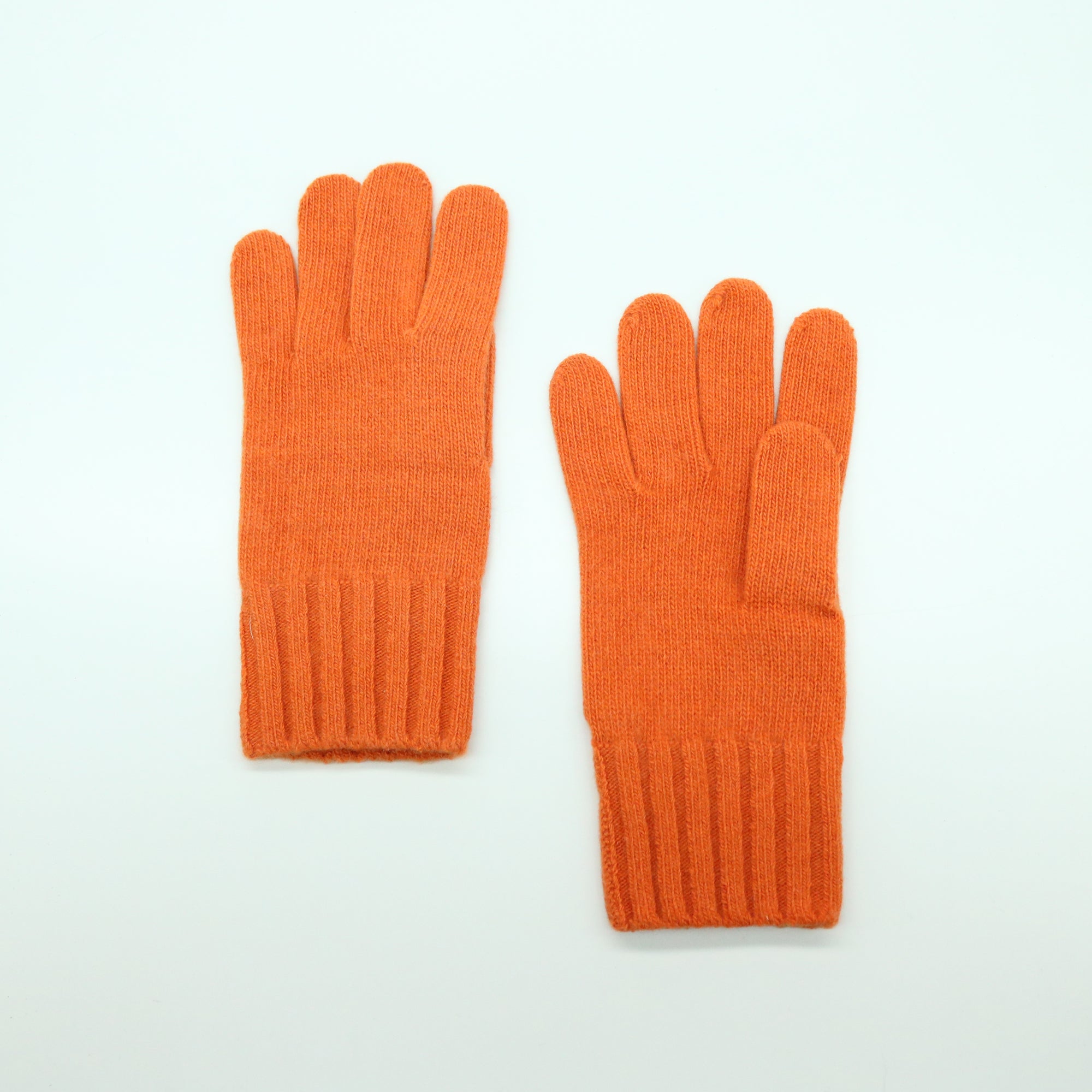 Womens | Cashmere Gloves | Pumpkin