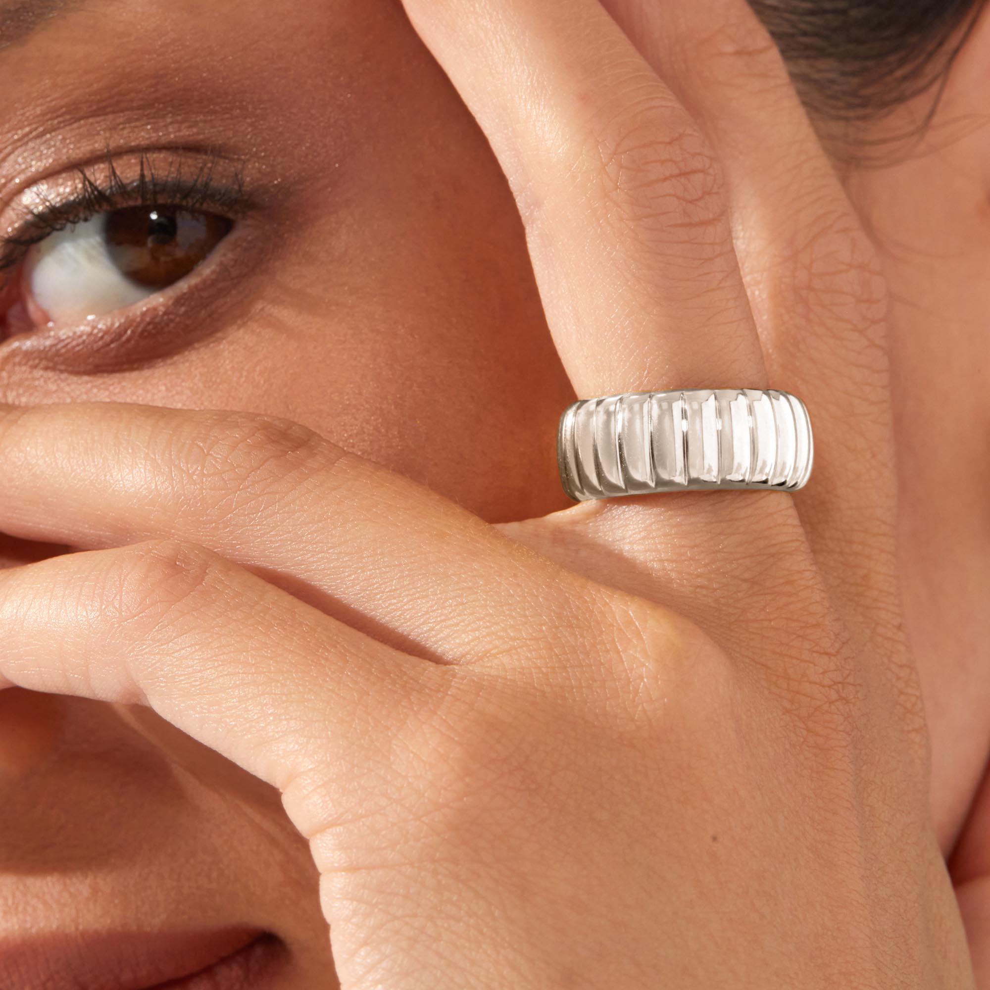 Womens | Aurelia Bold Ring | Sterling Silver