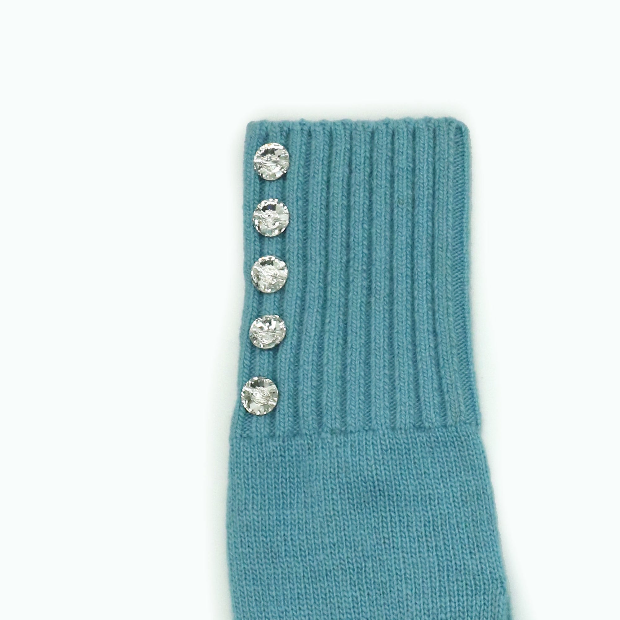 Womens | Gloves with Crystal Stones | Winter Sky