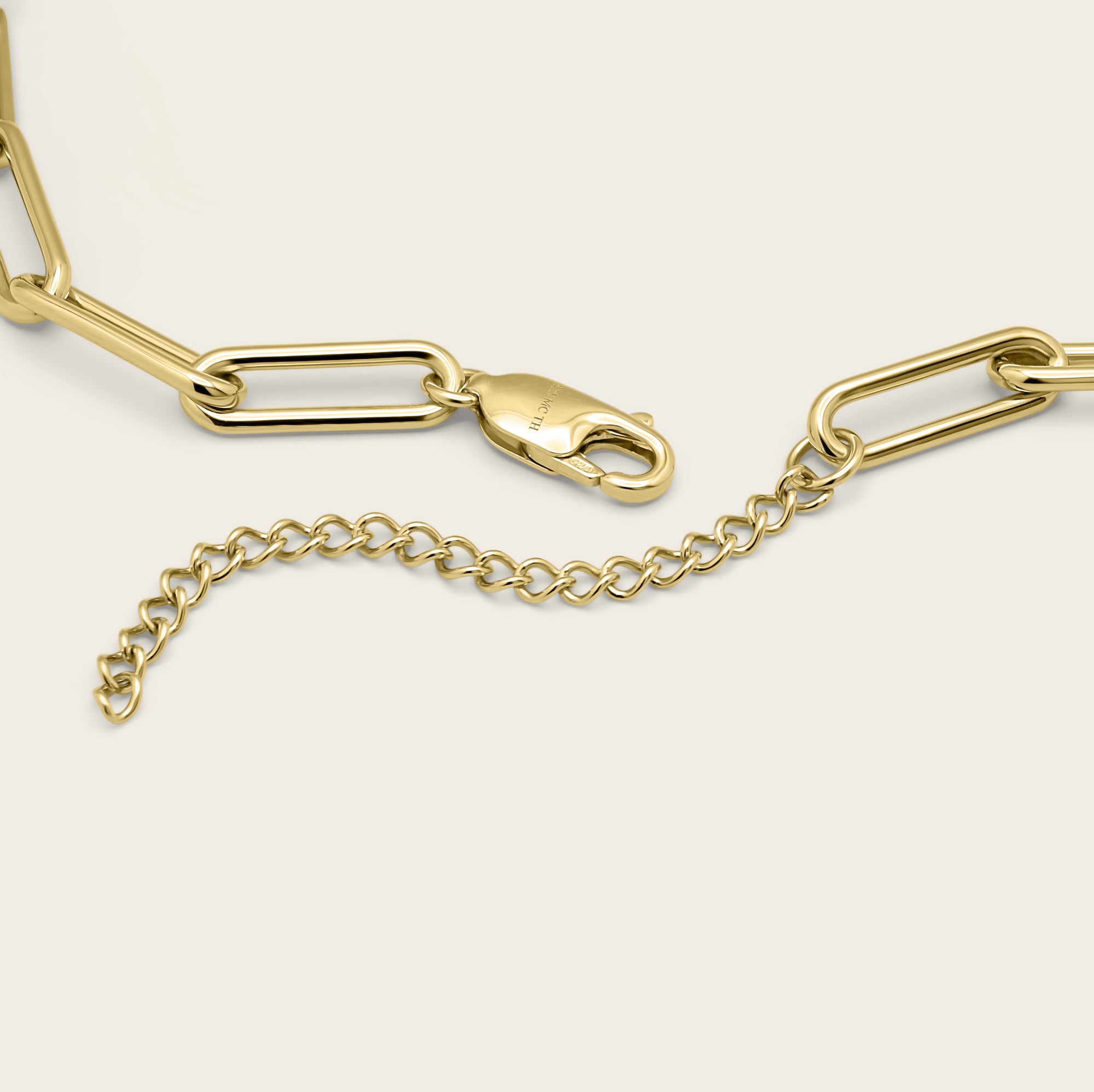 Womens | Large Paperclip Chain Necklace | 18K Gold Vermeil