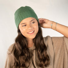 Kids | Cashmere Beanie Hat | Sage