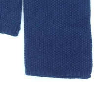 Cashmere Stitched Scarf | Navy