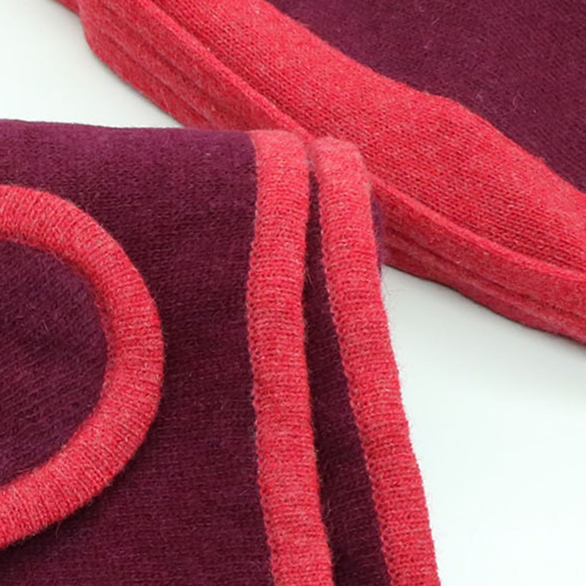 Unisex | Travel Set Color Block | Red Plum/Strawberry