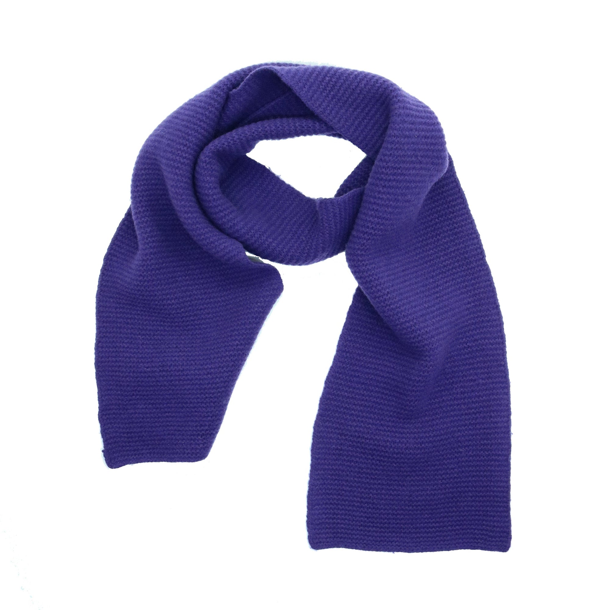 Cashmere Stitched Scarf | Uva Violet