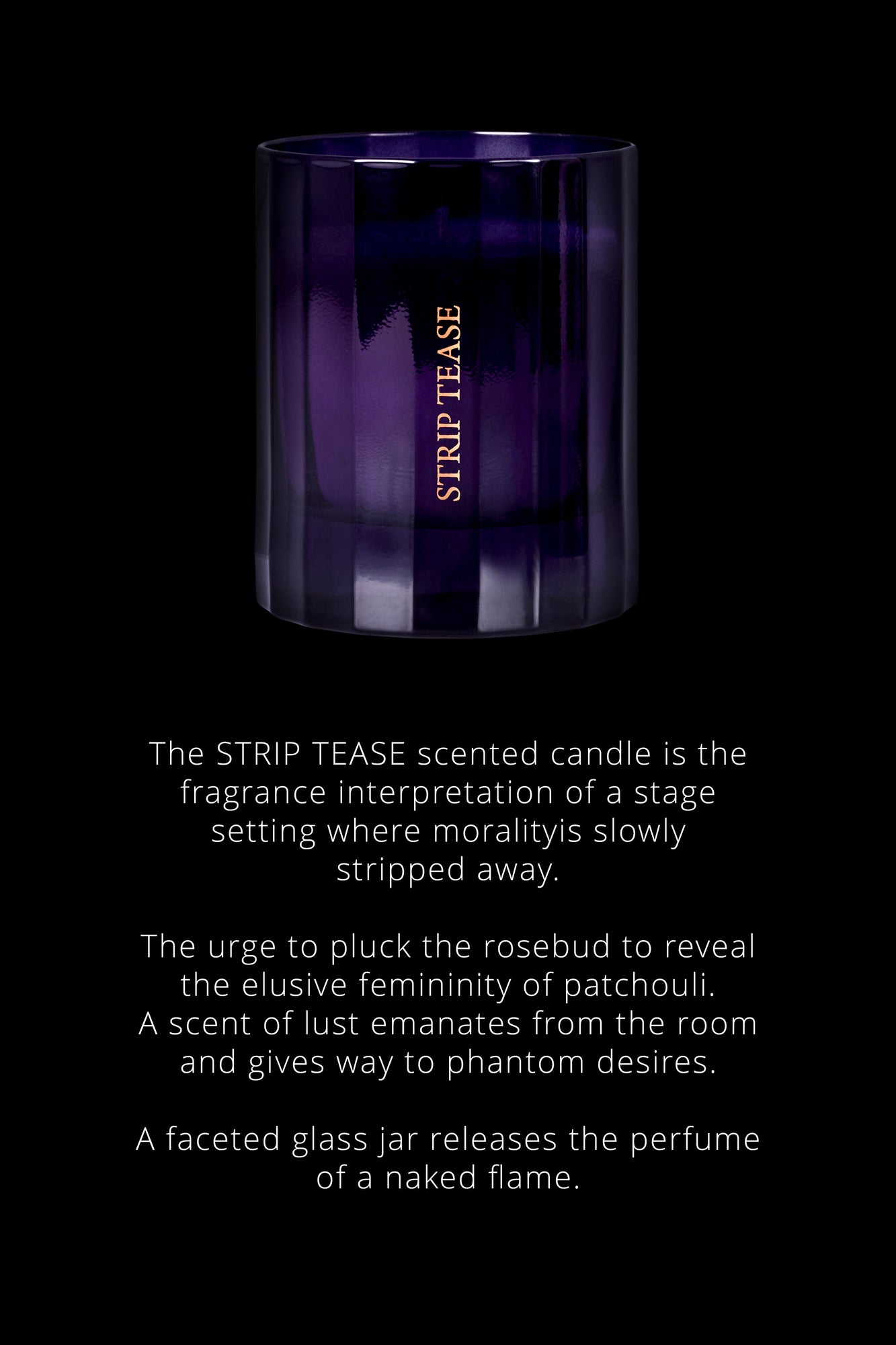 Candle Strip Tease - Powdery notes | White