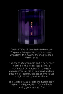 Candle Nuit Fauve - Chypre notes | Tawny