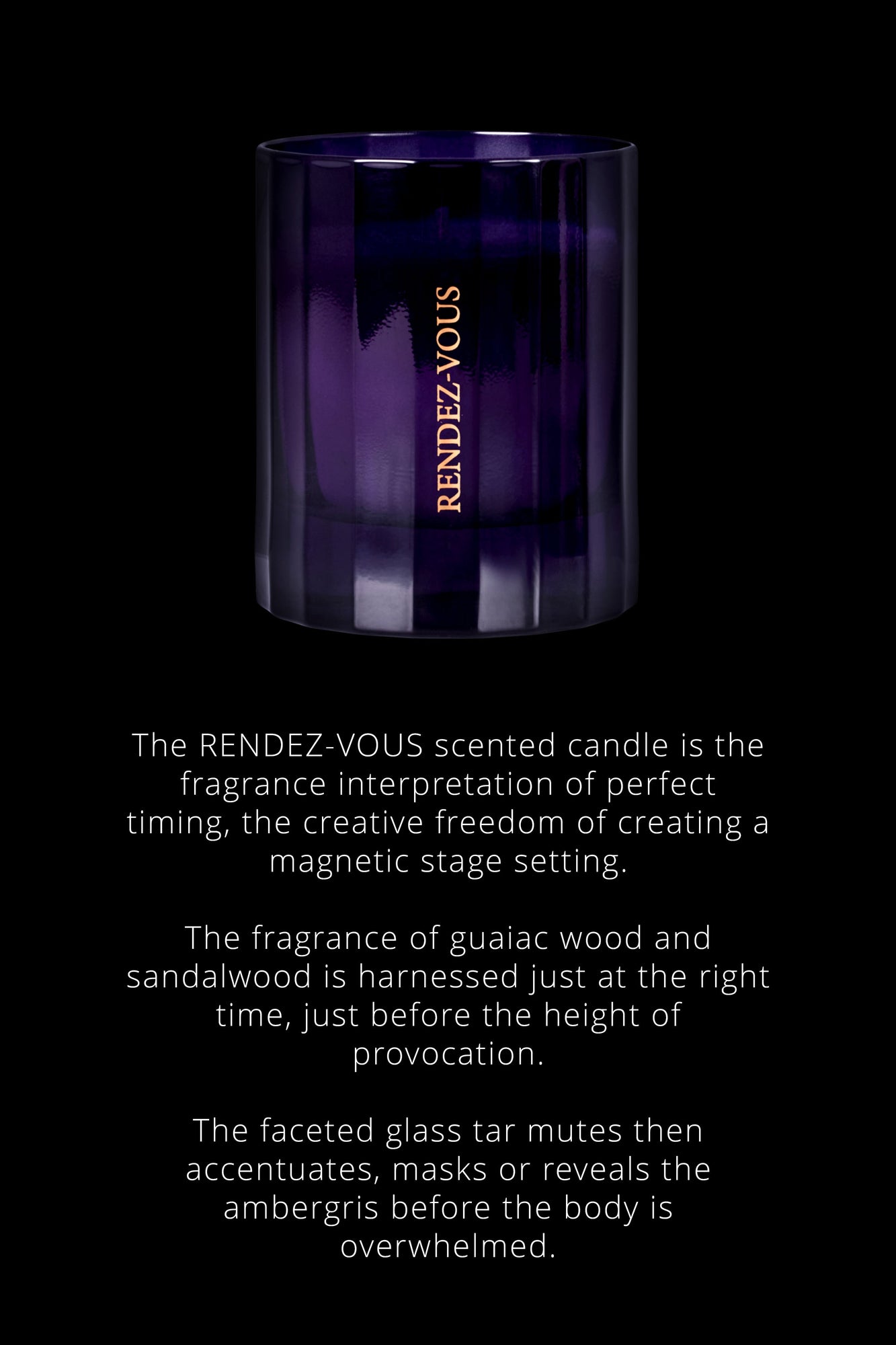 Candle Rendez-Vous - Musky notes | Black