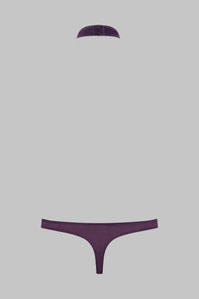 Thong harness - Villa Satine - Purple | Purple