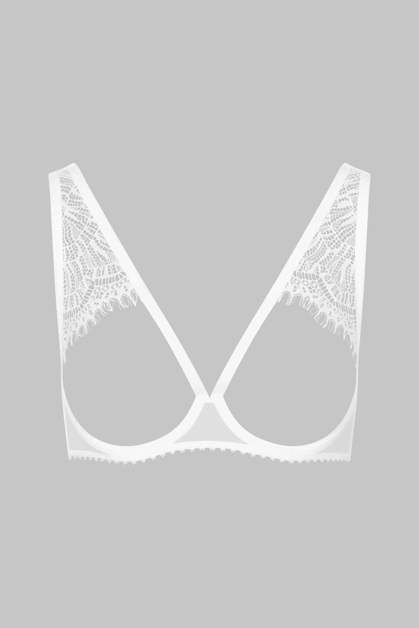 Cupless Bra - Accroche Coeur | White