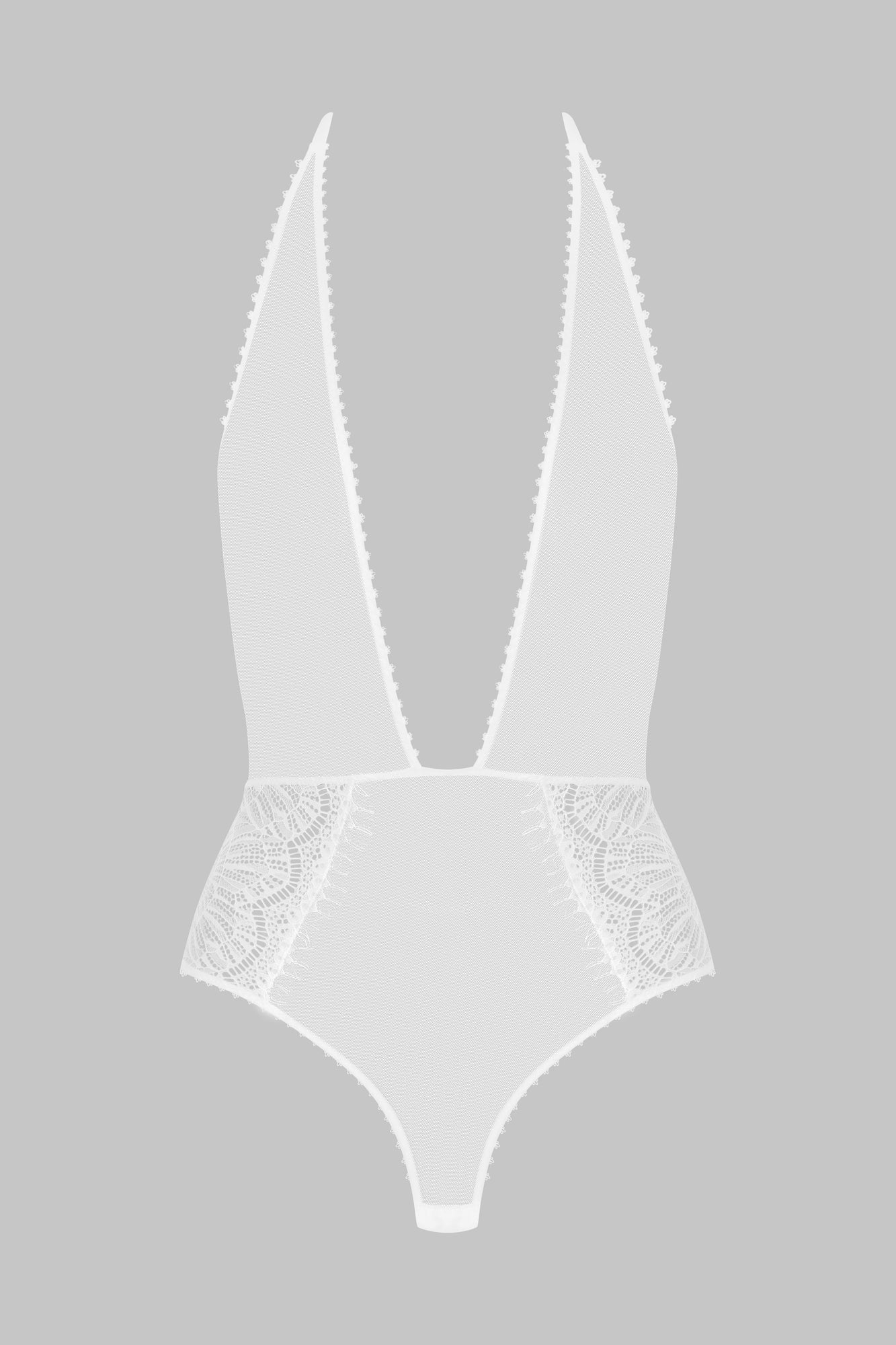 Thong Body - Accroche Coeur | White