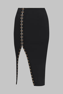006 Open-up skirt - Le Vestiaire | Black