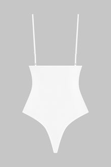 Thong Body straps - La Femme Amazone | White