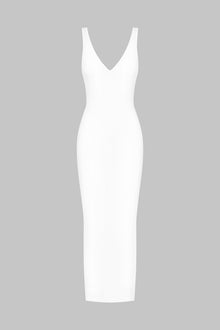 Naked back dress - La Femme Amazone | White