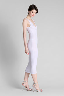 Naked back dress - La Femme Amazone | White