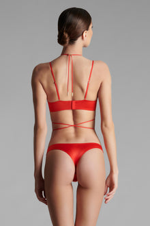 Balconette bra - French Kiss | Red