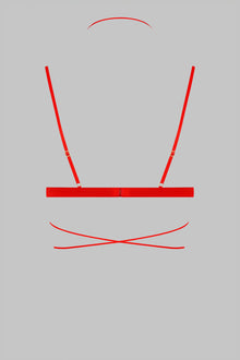 Triangle bra - French Kiss | Red